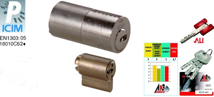 Cilindro CISA AP3 doppio  da cancello 0H150 elettrika