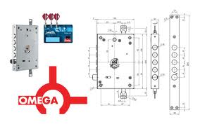 SERRATURA MUL-T-LOCK OMEGA PLUS PER PORTE BLINDATE 3+1+0