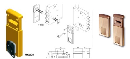 DEFENDER MAGNETICO DISEC MG220 4W PER SERRATURE CON CHIAVE A DOPPIA MAPPA